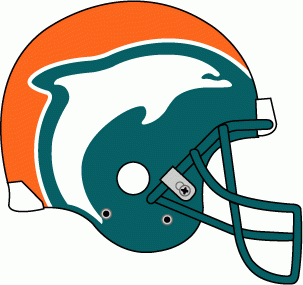Miami Dolphins 1997 Unused Logo iron on transfers for clothing